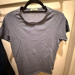 Buck Mason Blue Women's Size Medium T-Shirt Top